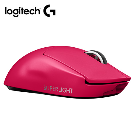 MOUSE LOGITECH G PRO X SUPERLIGHT WIRELESS LIGHTSPEED HERO 25K MAGENTA (910-005954)-P